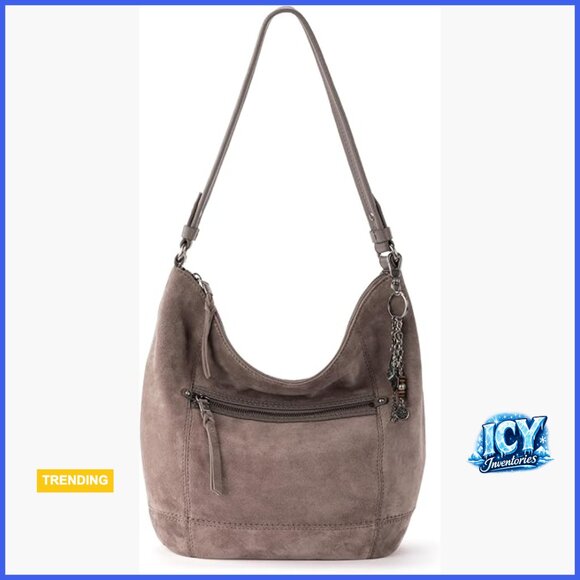 Premium Large Leather Hobo Bag with Zipper Pockets for Everyday & Travel